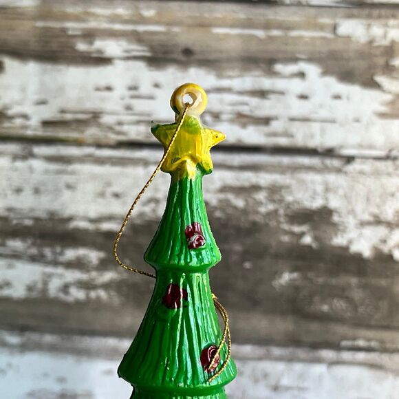 Vintage Christmas Tree Angel Ornament - Picture 3 of 9